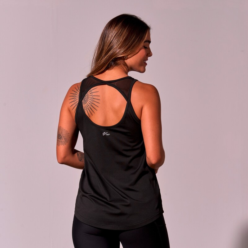 Remera Tank Top Gina de Mujer Negro