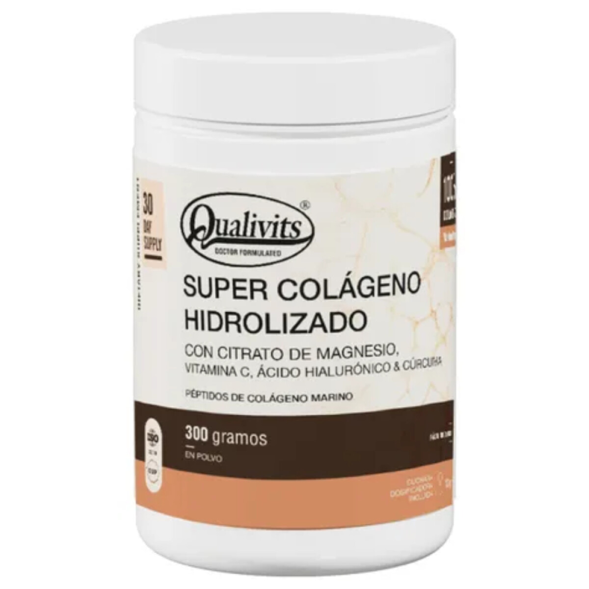 Suplemento Colágeno Hidrolizado + Vitamina C 300g 