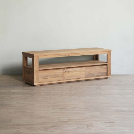 MUEBLE PARA TV MADERA-Y-FIBRA-NATURAL NATURAL-BEIGE HORIZONTE NATURAL