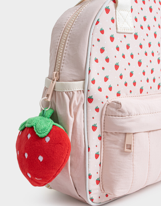 Mochilas y Carteras Infantiles Mochila Infantil Frutillas - Rosa Claro