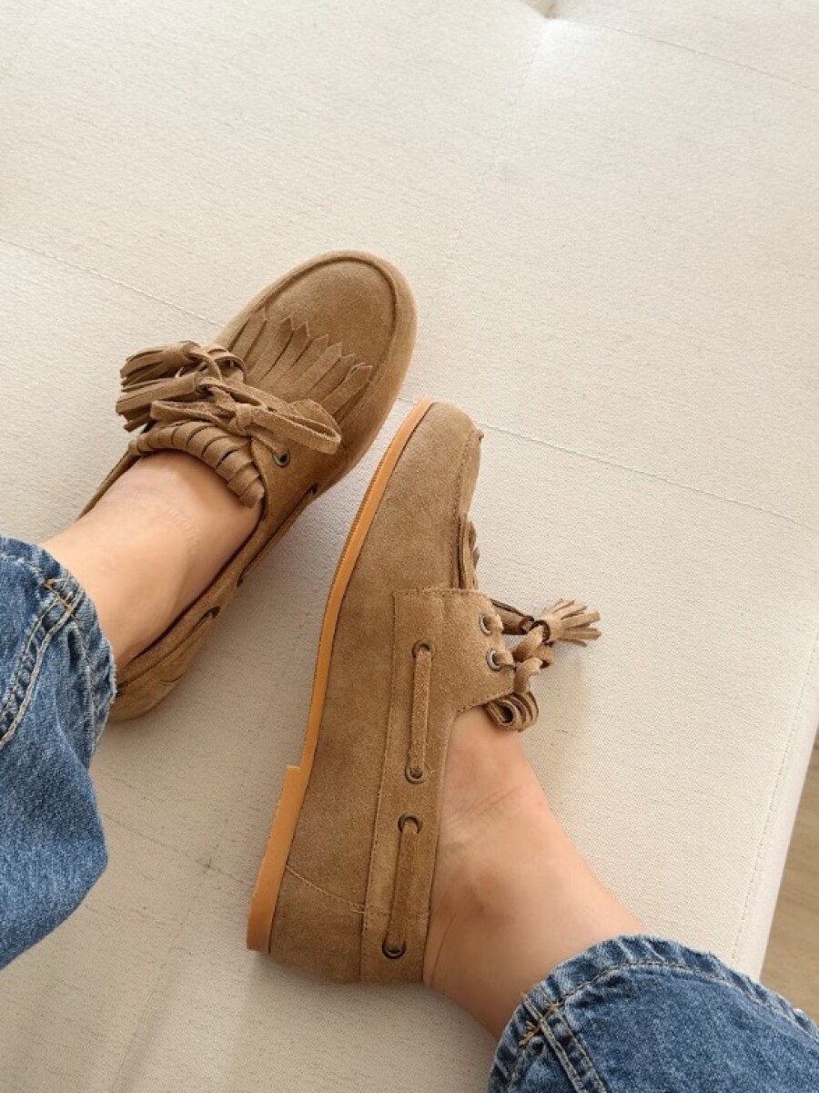 Mocasín Náutico Camel 