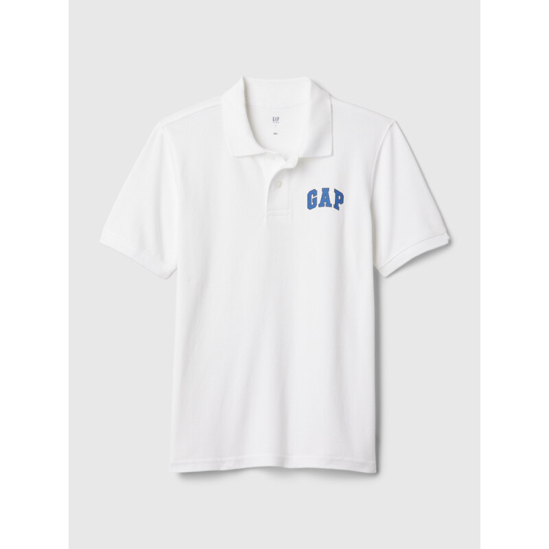 V-FRC SS LOGO POLO OPTIC WHITE 3