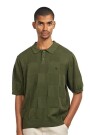 S/S Checker Polo Verde