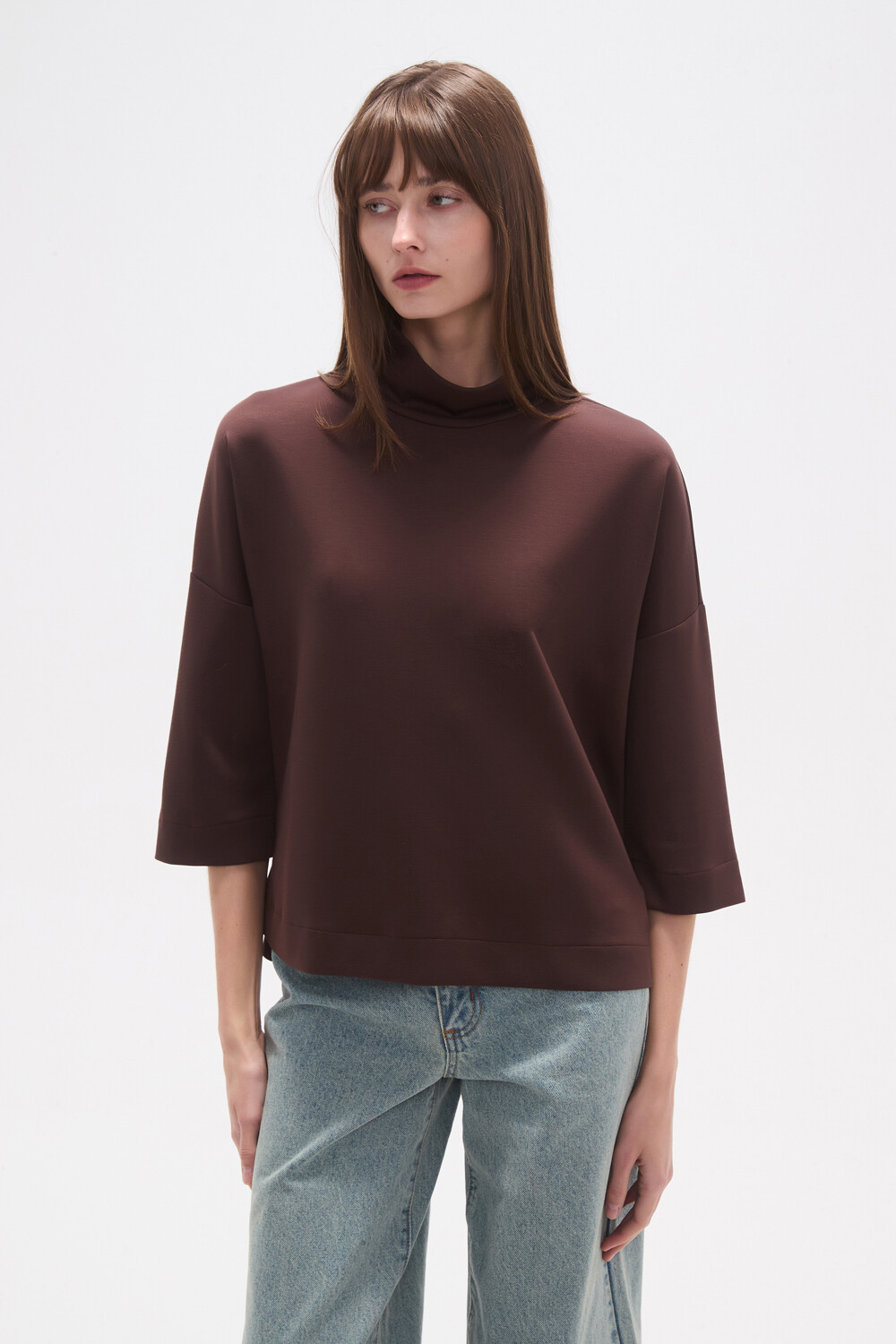 Polera Ombus Chocolate