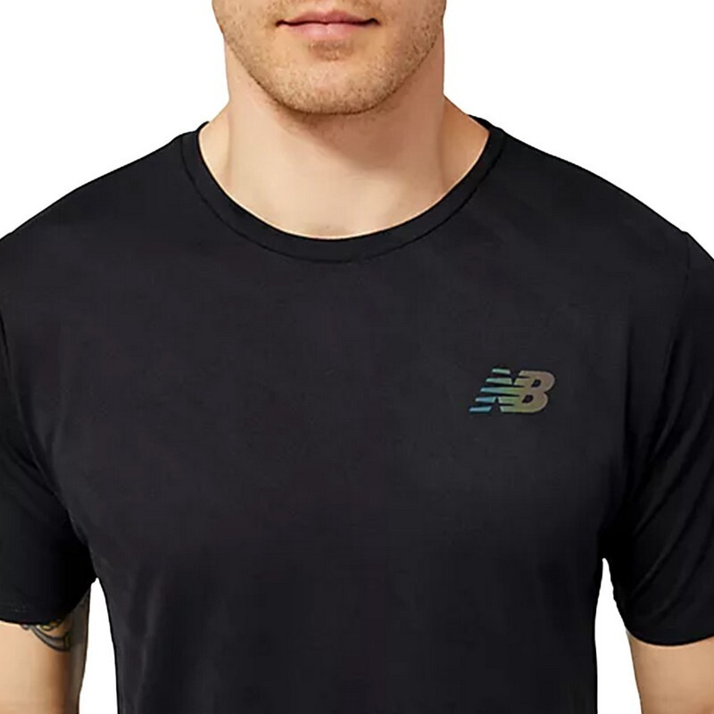 Remera New Balance Speed Jaquard Negro