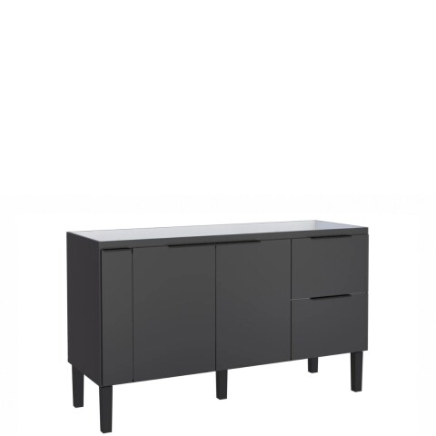 Mueble bajo mesada cocina Cisne 150cm negro Cozimax Mueble Bajo Mesada Cocina Cisne 150cm Negro Cozimax