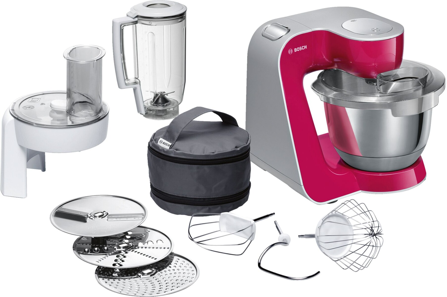 ROBOT DE COCINA ROJO DIAMANTE MUM58420 BOSCH 