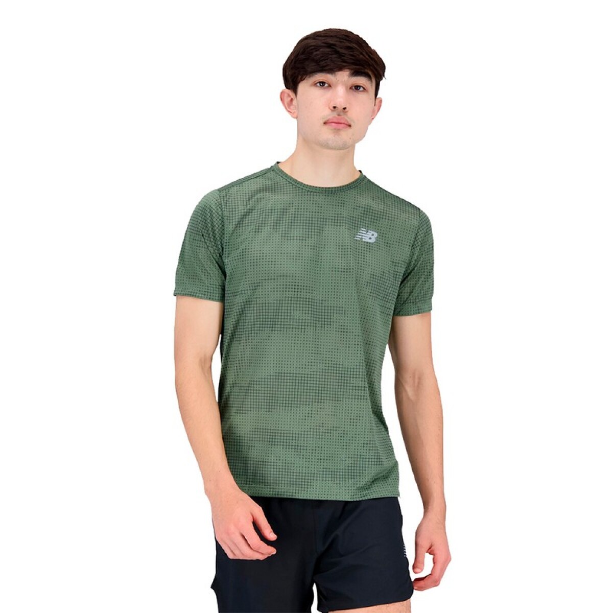 Remera New Balance Impact Run - Verde 