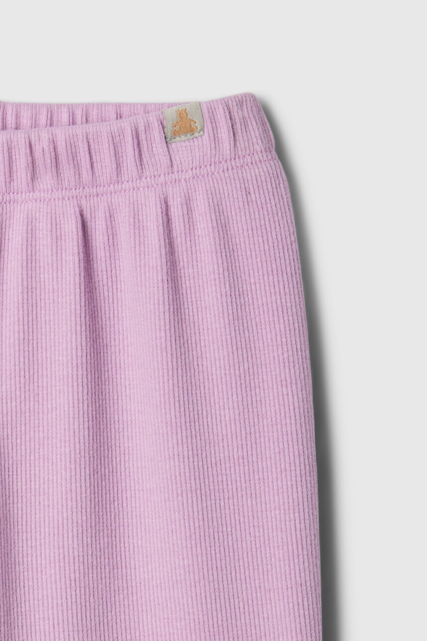 Calza Rib Flare Toddler Niña Lavender Mist 16-3307T
