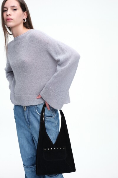 SWEATER LENTEJUELAS Gris