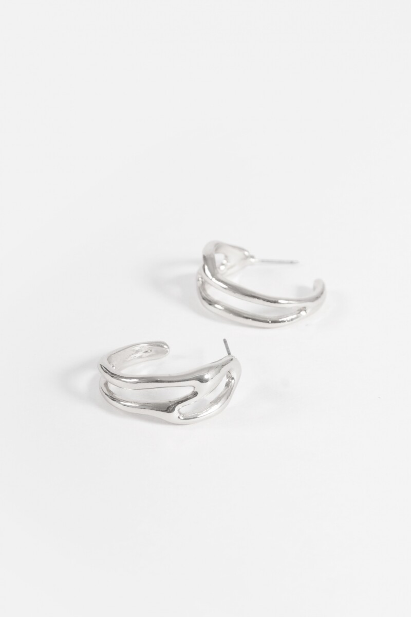 Aros gotic plateado