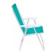 Set X 2 Sillas Altas Conforto Sannet Aluminio VERDE
