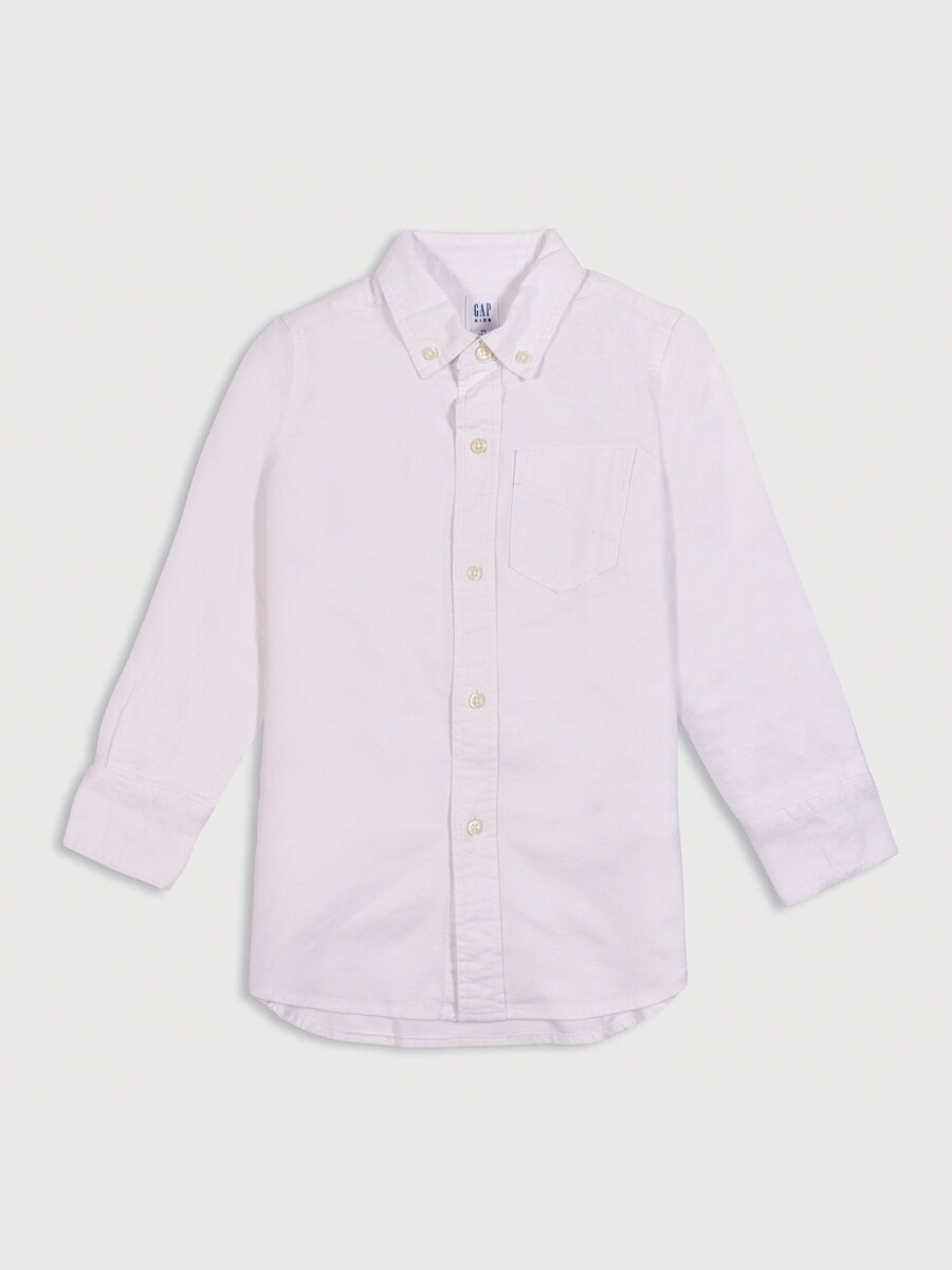 Camisa Oxford Niño - White000 