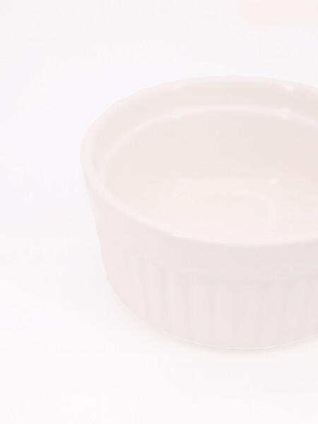 RECIPIENTE DE CERAMICA BLANCO