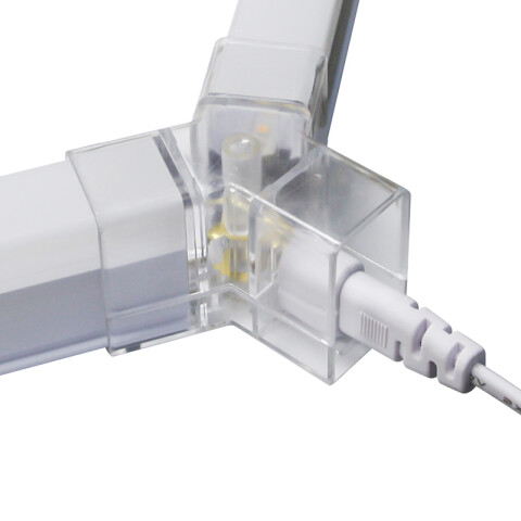 Luminaría LED hexagonal 5 módulos 168W cálida IX4648