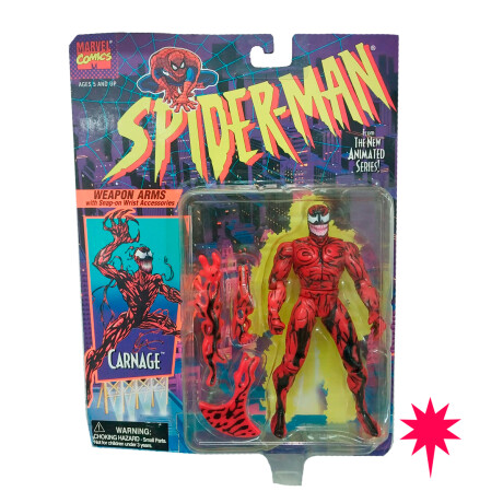 SPIDERMAN ANIMATED SERIES CARNAGE WEAPON ARMS 1994 SPIDERMAN ANIMATED SERIES CARNAGE WEAPON ARMS 1994