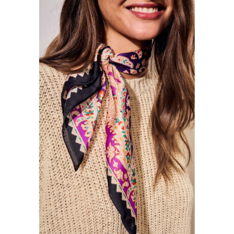 Bandana Floral Violeta