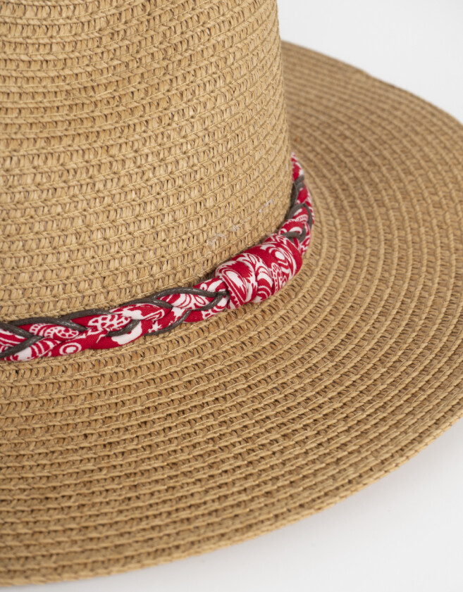 Sombreros Sombrero Efecto Rafia - Marron Beige
