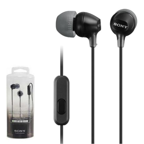 Audifono C/microfono Sony Mdr EX15AP Negro 001