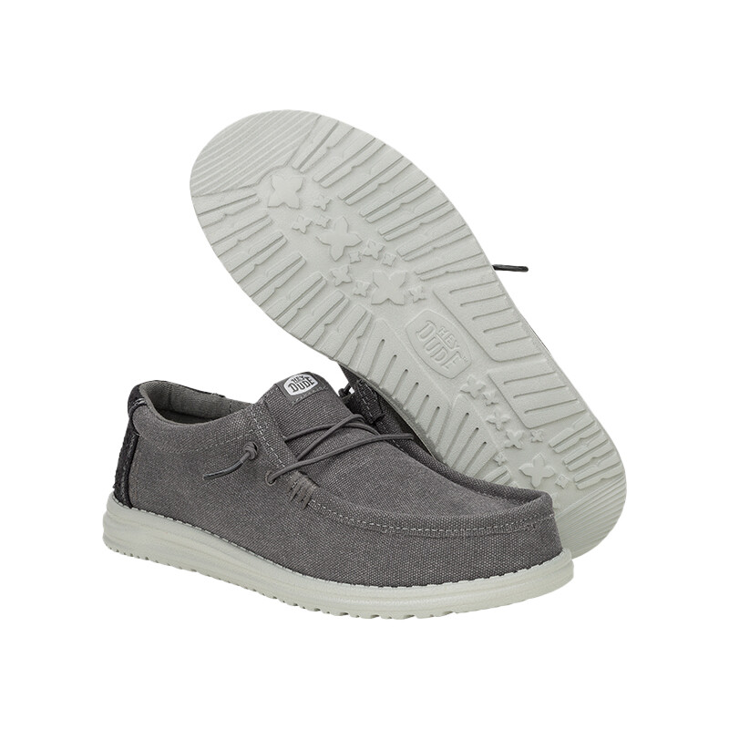 Zapatos Hey Dude Wally Workwear Gris