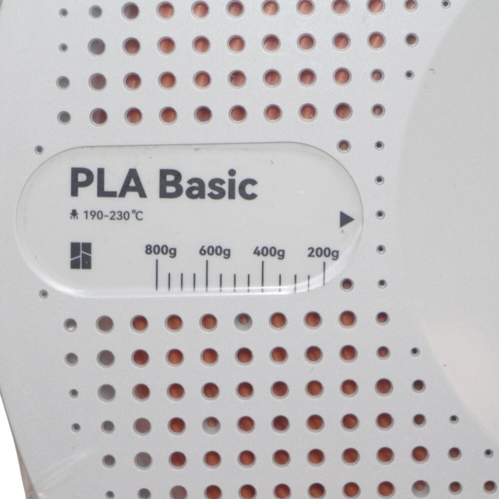 1 KILO DE FILAMENTO PLA BASIC BAMBOO LAB PARA IMPRESORAS 3D COLOR NARANJA