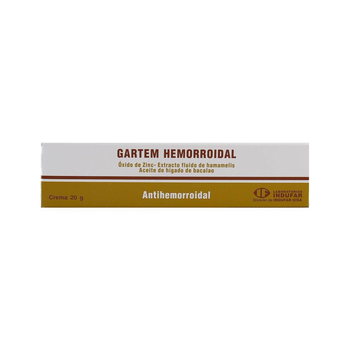 GARTEM HEMORROIDAL CREMA X 20 GRAMOS 