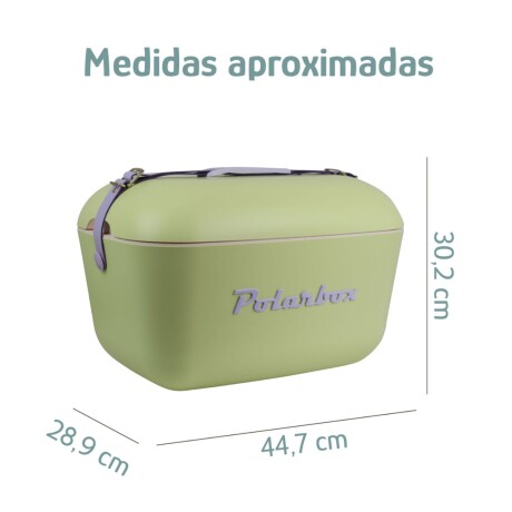 Conservadora Hielera Polarbox Vintage 20 litros POP Lima y Malva