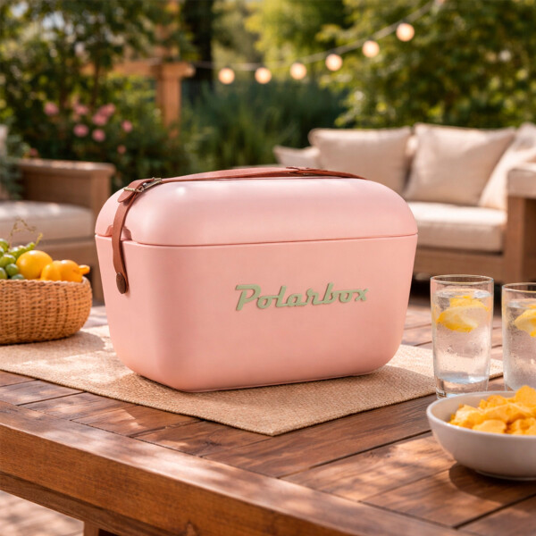 Conservadora Hielera Vintage 12L Litros Latas Hielo Polarbox Color Beige