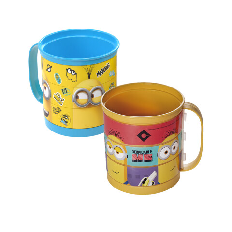 Taza Plástica Puzzle Minions Diseño Surtido 360ml U