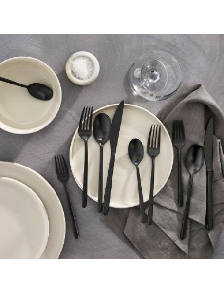 SET 24 PIEZAS CUBIERTO ACERO INOXIDABLE NEGRO TOKIO SET 24 PIEZAS CUBIERTO ACERO INOXIDABLE NEGRO TOKIO