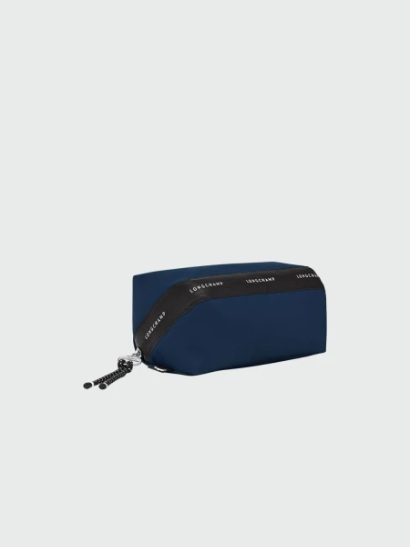 Longchamp- Neceser de lona reciclada, Le pliage Energy Azul