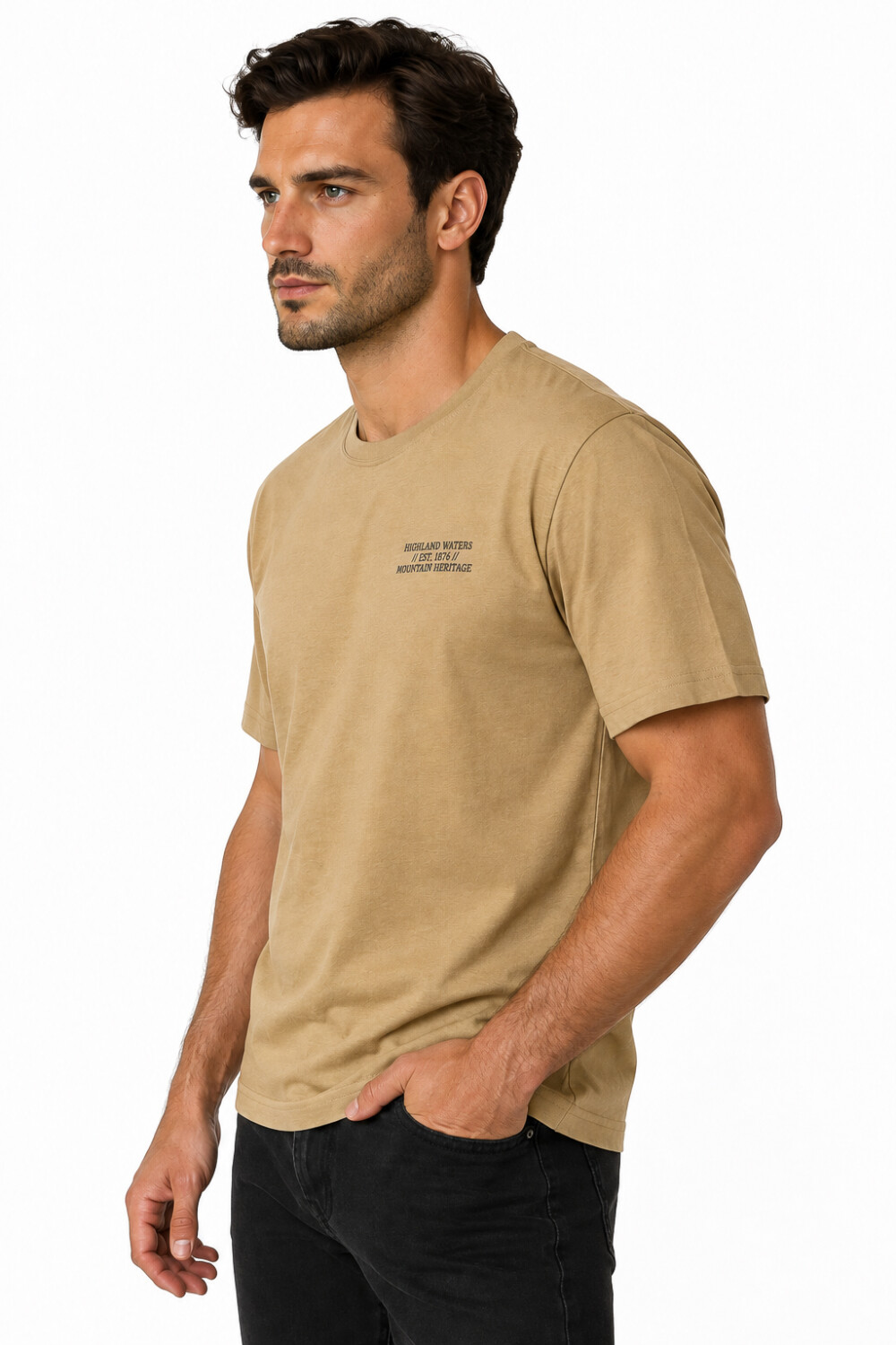 Remera Fado Beige Oscuro