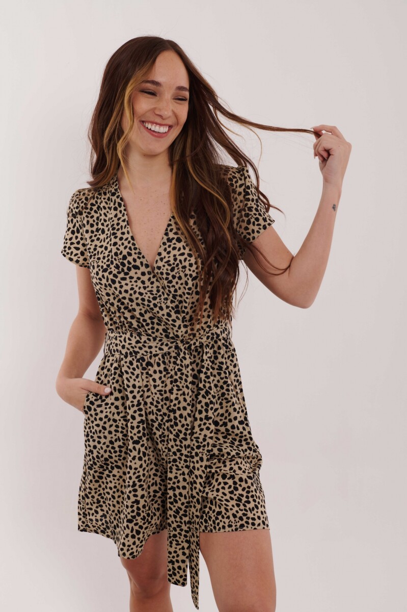 MONO AFRA - ANIMAL PRINT BEIGE 