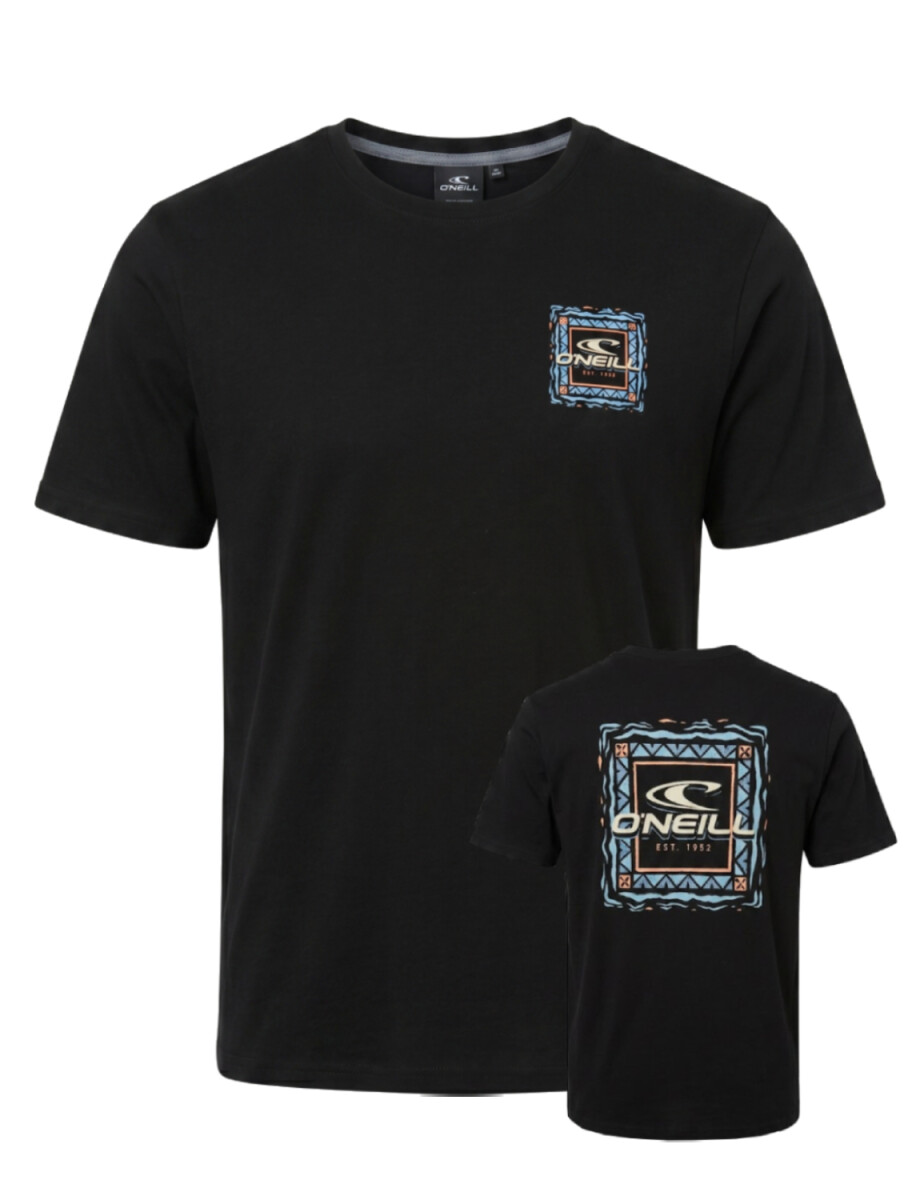 Remera O'Neill Patterns - Negro 