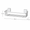 Organizador de Baño en Acero Inoxidable Future - Plata Organizador de Baño en Acero Inoxidable Future - Plata