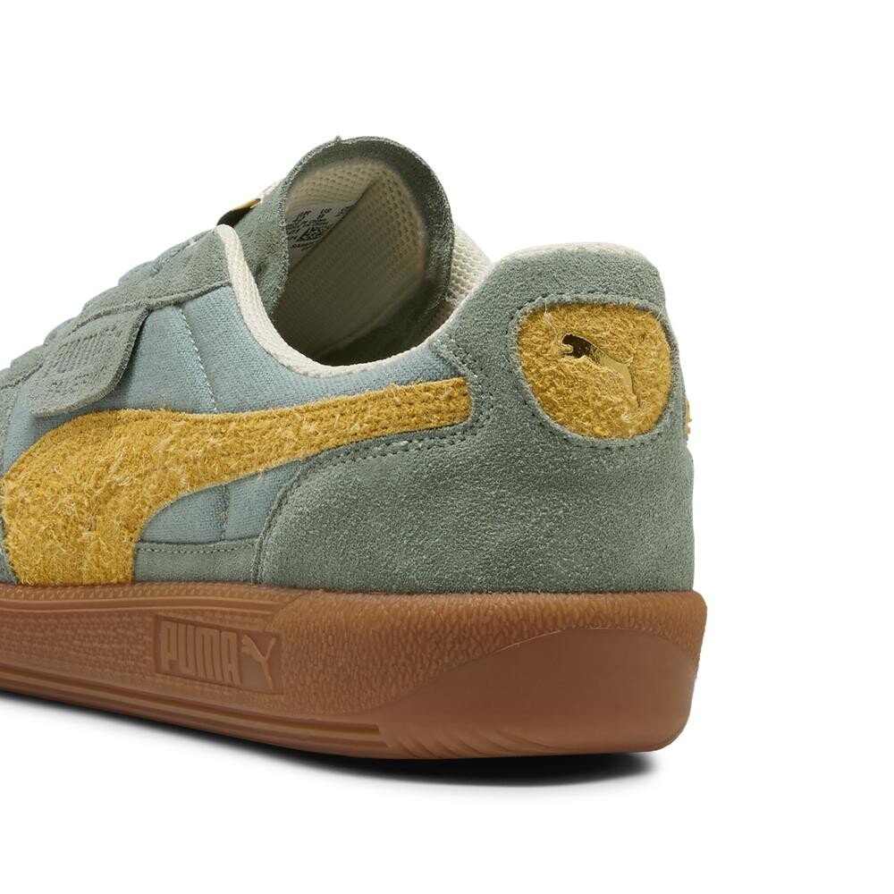 Zapatillas Puma Palermo Weathered Hombre Green Moon-Sunny Yellow