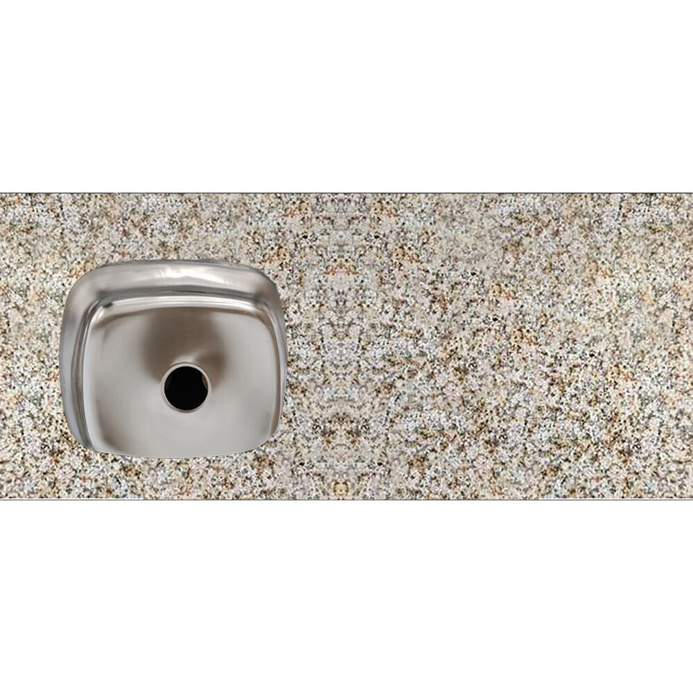 MESADA DE GRANITO MARACUYA PUL CON PILETA IZQUIERDA SIN HUECO PARA GRIFERÍA / 122X52 CM Mesada De Granito Maracuya Pul Con Pileta Izquierda Sin Hueco Para Grifería / 122x52 Cm