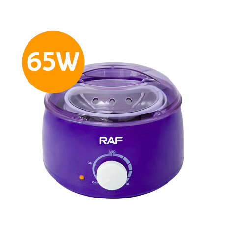 Calentador De Cera 65W Profesional Olla Temp Regulable Violeta