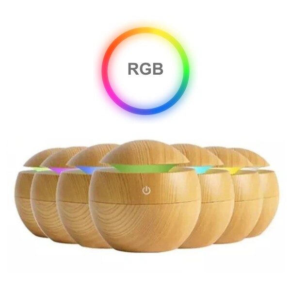 Aromatizador Difusor Vaporizador Humidificador Usb Madera Led Imback Color Marron Aromatizador Difusor Vaporizador Humidificador Usb Madera Led Imback Color Marron