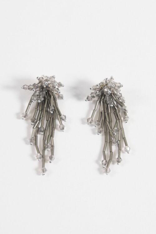 Caravanas mostacillas party peltre