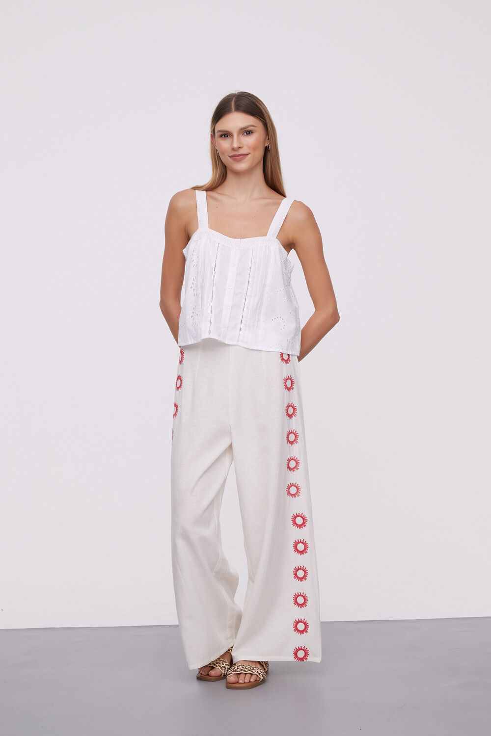 Pantalon Vickie Marfil / Off White