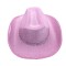 Gorro Cowboy Brilloso Rosa