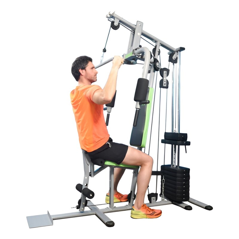 Gimnasio Multifuerza Bravo Pesas Y Accesorios Incluidos Gimnasio Multifuerza Bravo Pesas Y Accesorios Incluidos