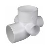 Codos PVC 87º30 c/3 acometidas 110X63 UNIT TIGRE Codos Pvc 87º30 C/3 Acometidas 110x63 Unit Tigre