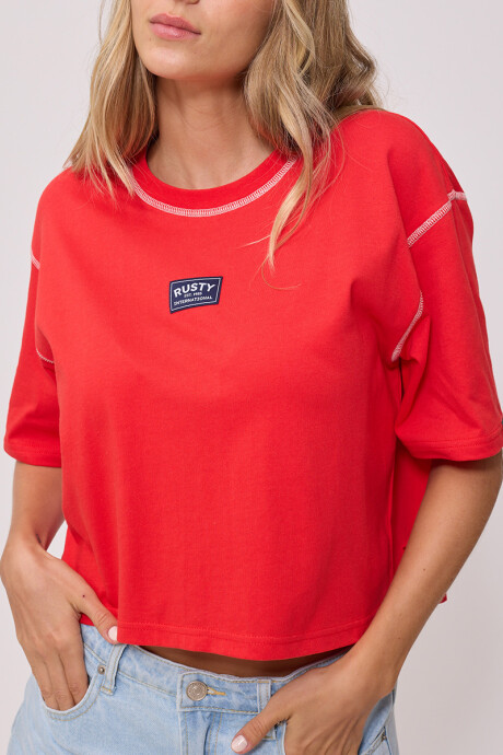 T-SHIRT RUTSU RUSTY Rojo
