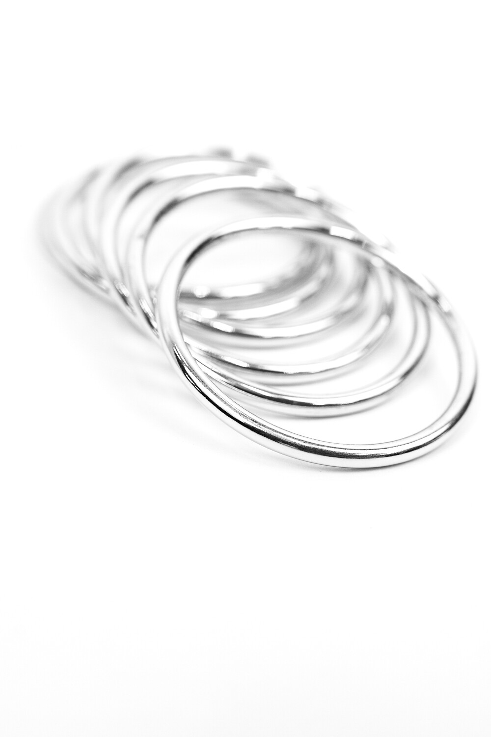 Brazalete Vega, Set 6 Pcs Plateado
