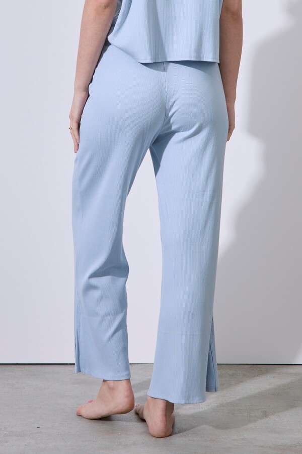 Pantalon Rib CELESTE