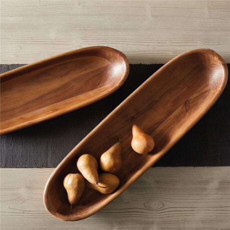 Bandeja Oval 406X13X5Cm Madera