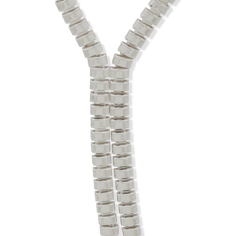 Nk 24In Bar Y Neck Silver