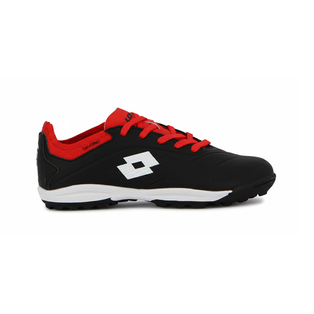 Lotto SALERNO Futbol 5 TF Niño - Negro/Blanco Negro-Blanco